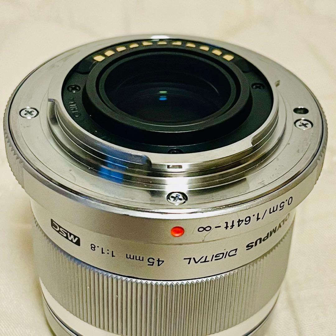 フィルター付　OLYMPUS M.ZUIKO DIGITAL 45mm F1.8