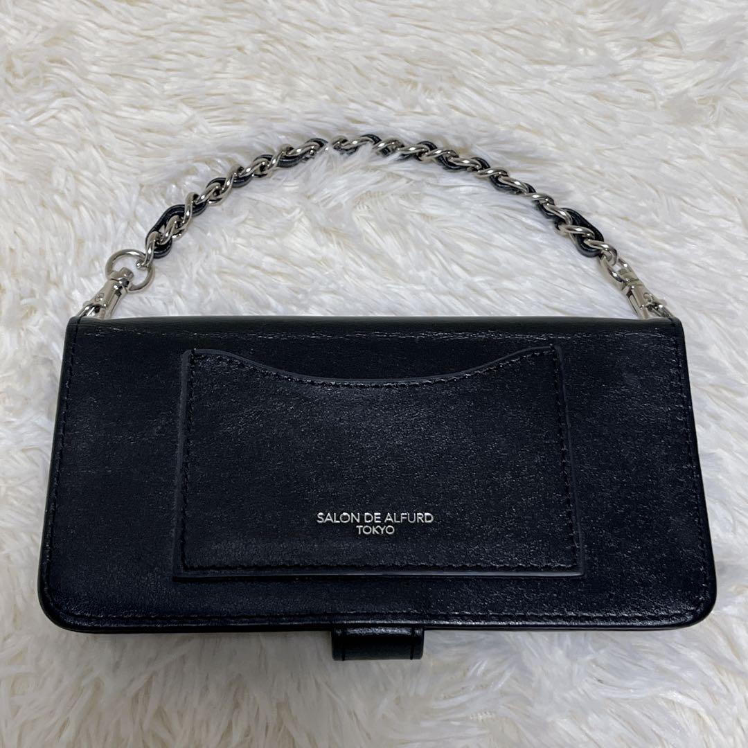 美品　サロンドアルファード　スマホケース　ルクーチェ　手帳型　多機種対応