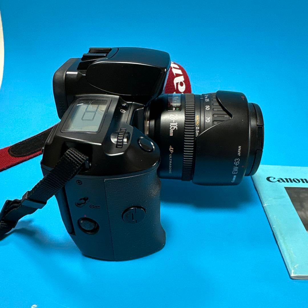 【完動品】CANON EOS5 QD一眼レフ フィルムカメラ + ￼VG-10