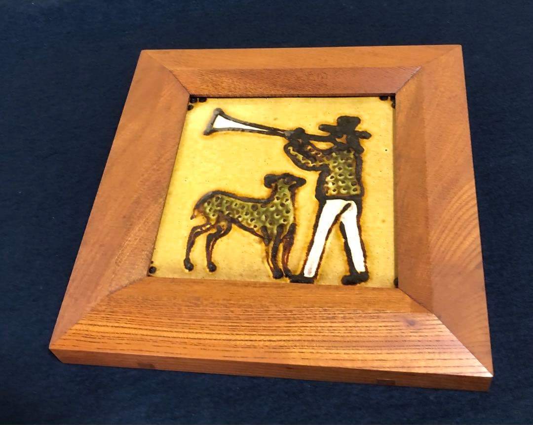 割引！《R》船木研兒 陶額 陶板画 陶芸家 251009い1