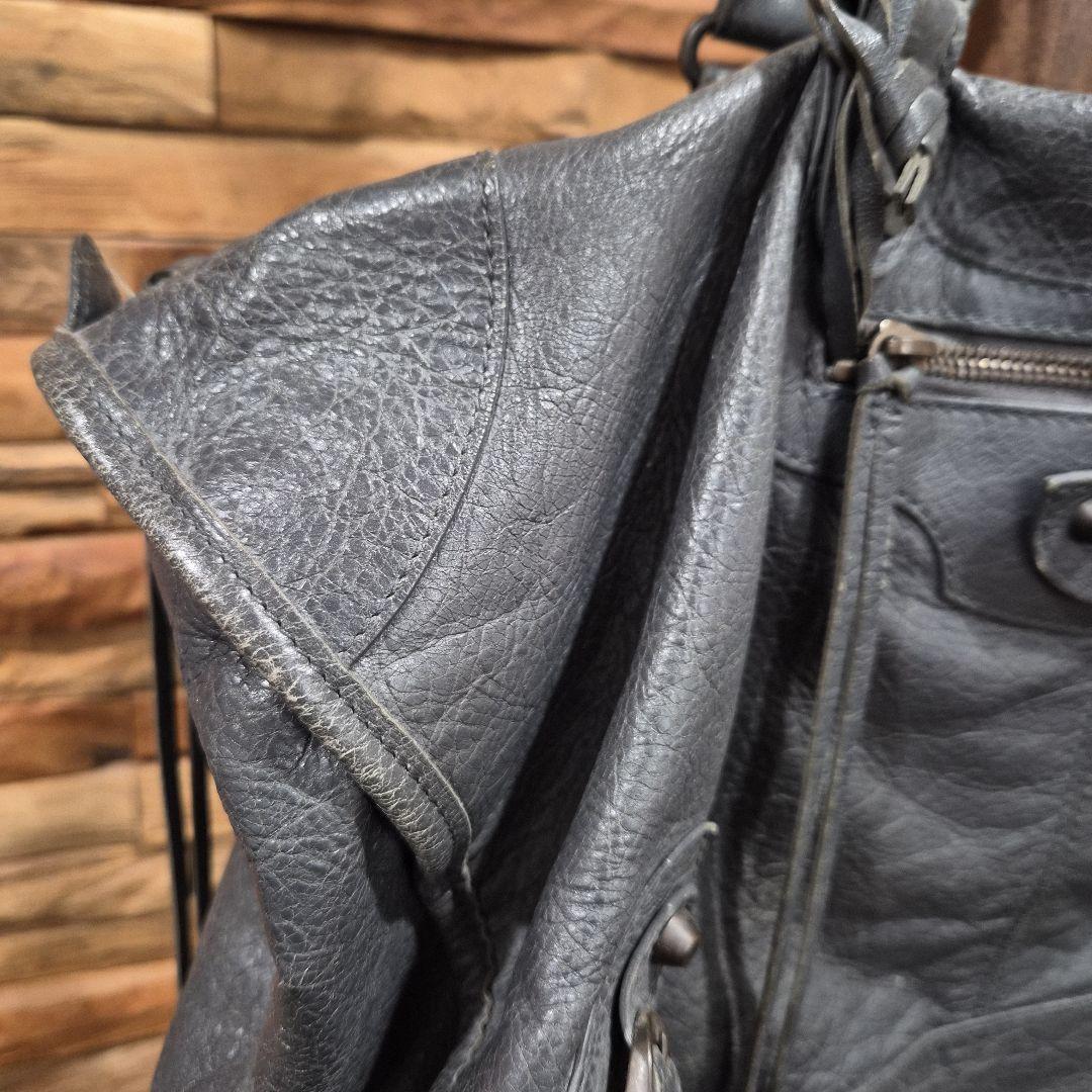 BALENCIAGA　グレー　ワーク　バック