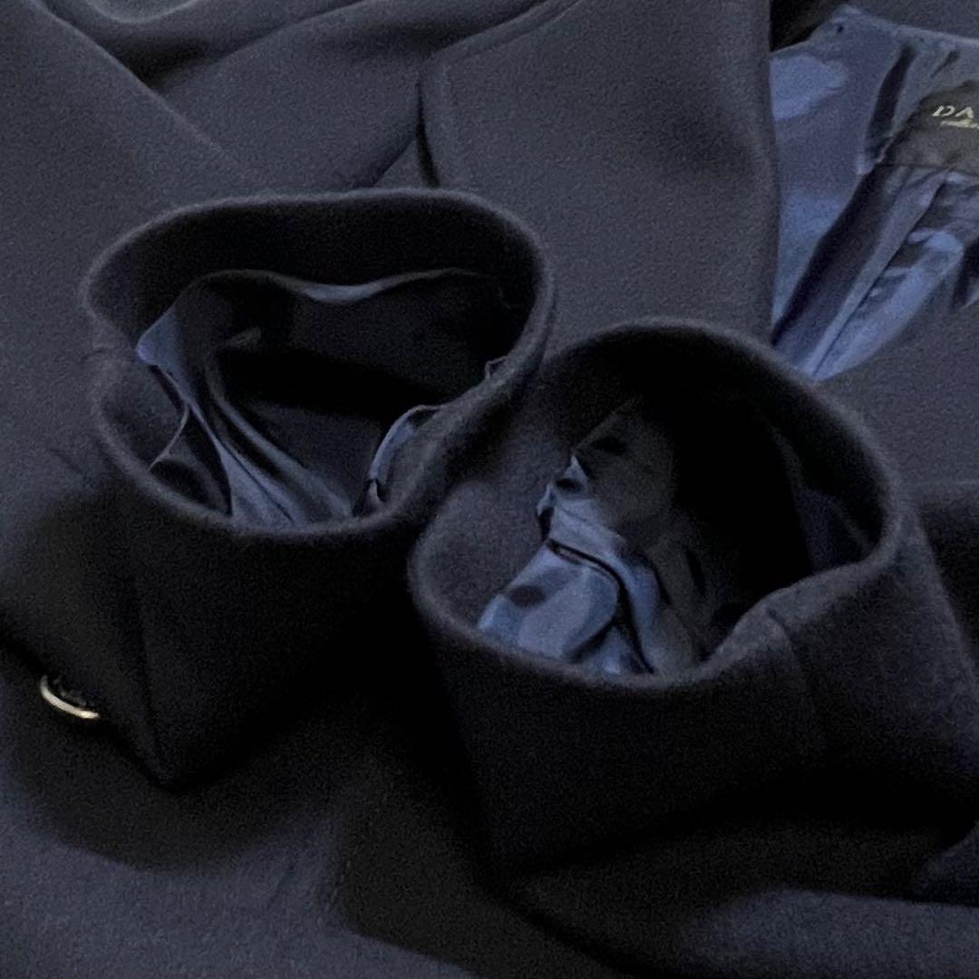 DAMA collection ウール100%コート XL（13AR）ネイビー