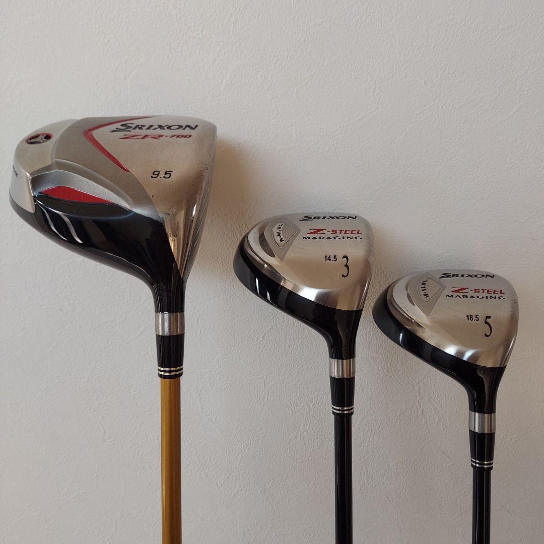 Srixon ZR-700 ドライバーとウッドセット