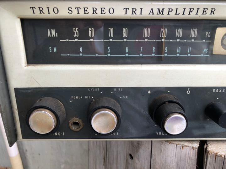 真空管レシーバー　Triow-25抜け殻　シャーシ