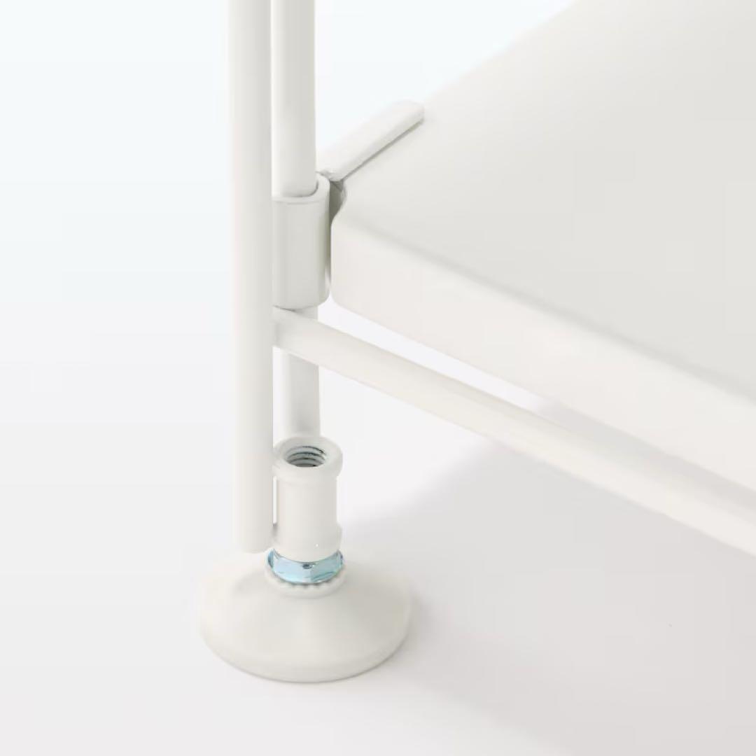 値下！【美品・特注】無印良品 ユニットシェルフ ライトグレー 棚板112cm