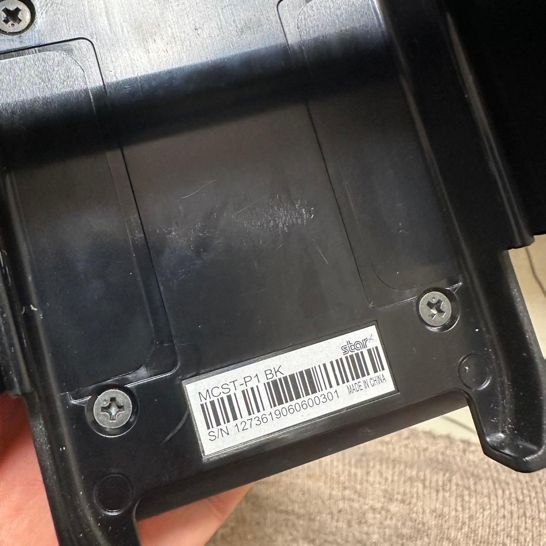 レシートプリンター[スター精密]と端末目隠しスタンド