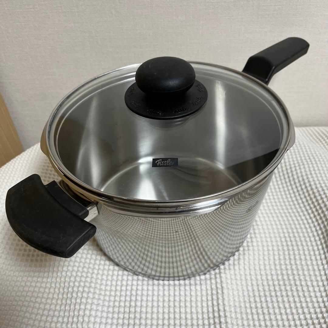 フィスラー圧力鍋　ビタクイック4.5Lガラス蓋付き