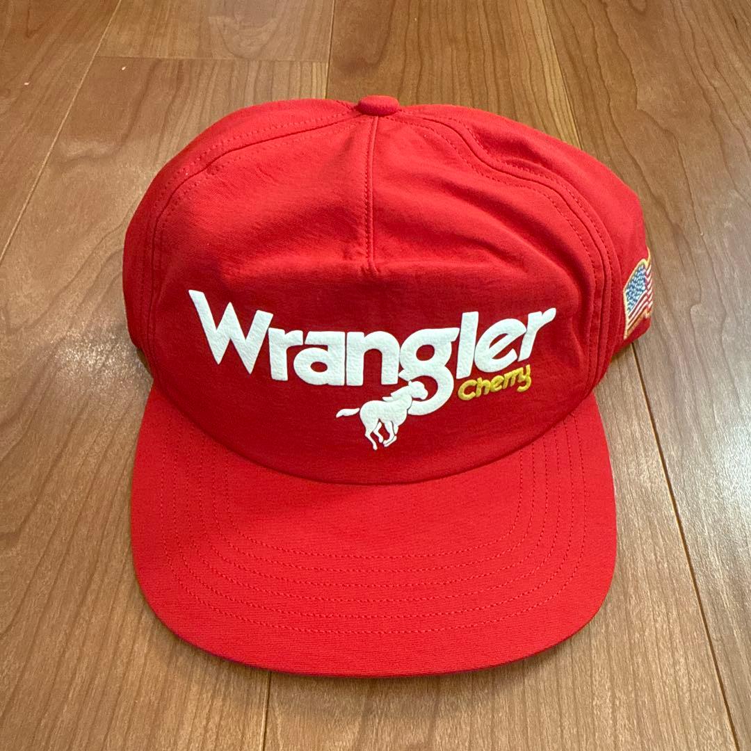 Wrangler Cherry キャップ レッド