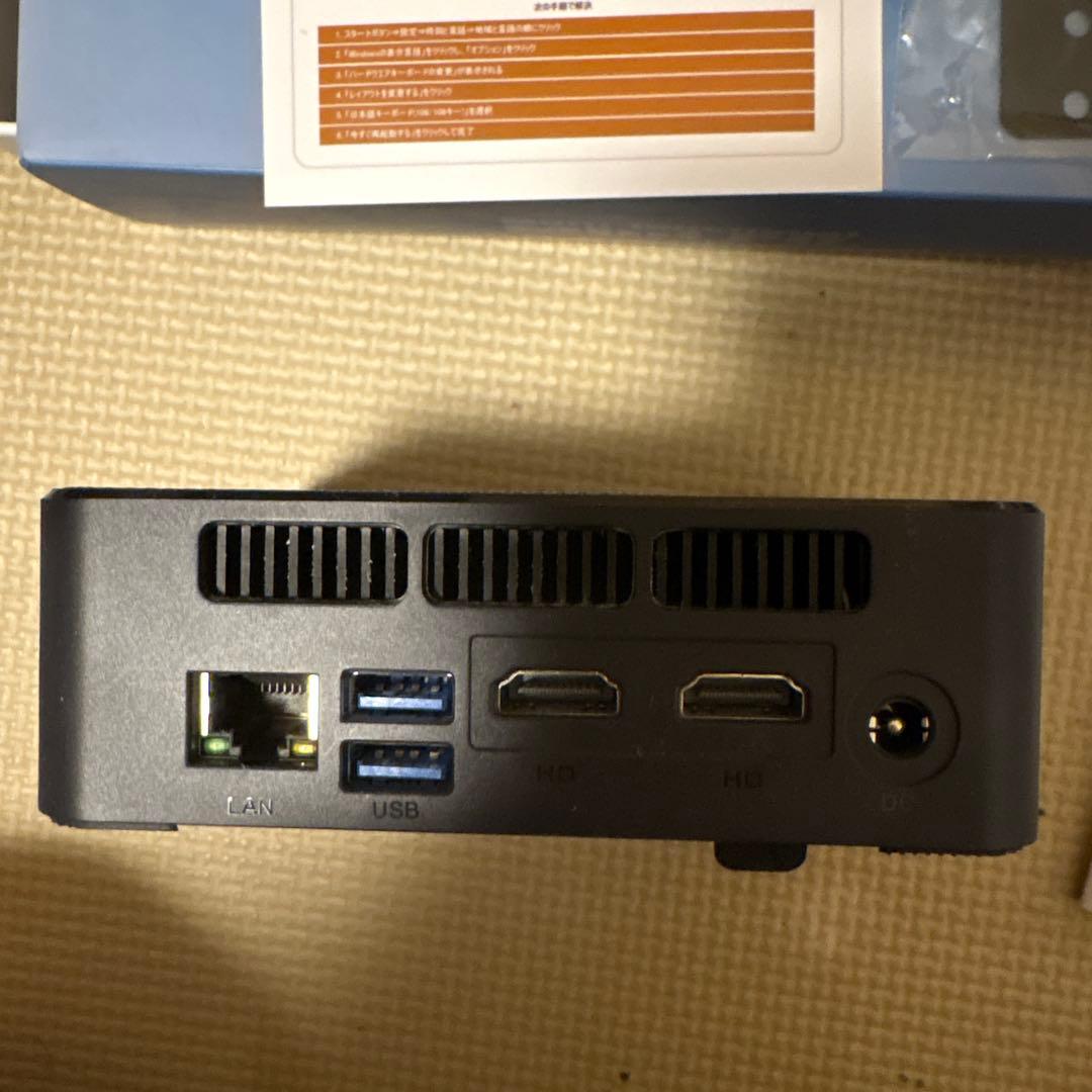 【2TBHDD増設済】 N100搭載　BosgameB100シリーズ ミニPC