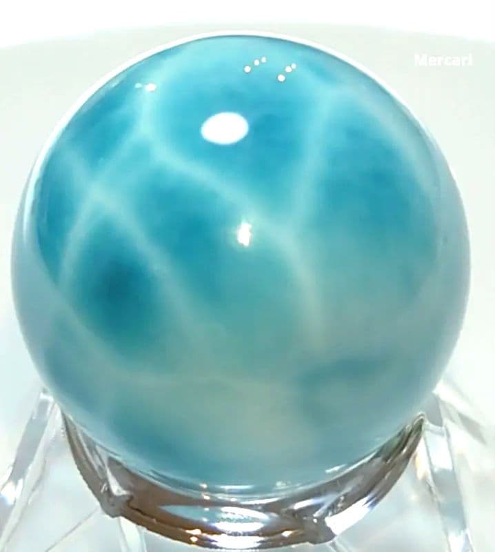 極上ラリマー　スフィア　28mm大玉