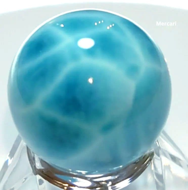 極上ラリマー　スフィア　28mm大玉