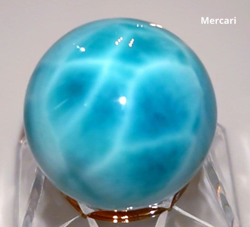 極上ラリマー　スフィア　28mm大玉