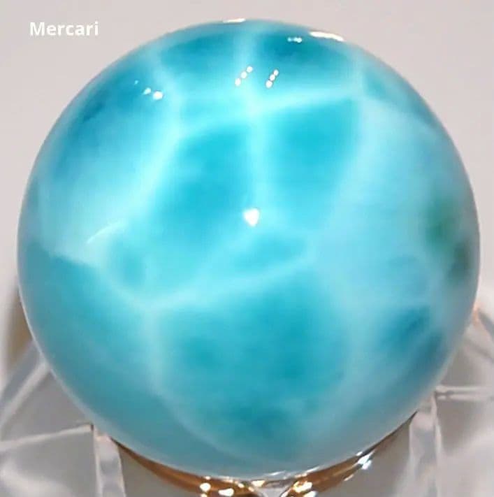 極上ラリマー　スフィア　28mm大玉