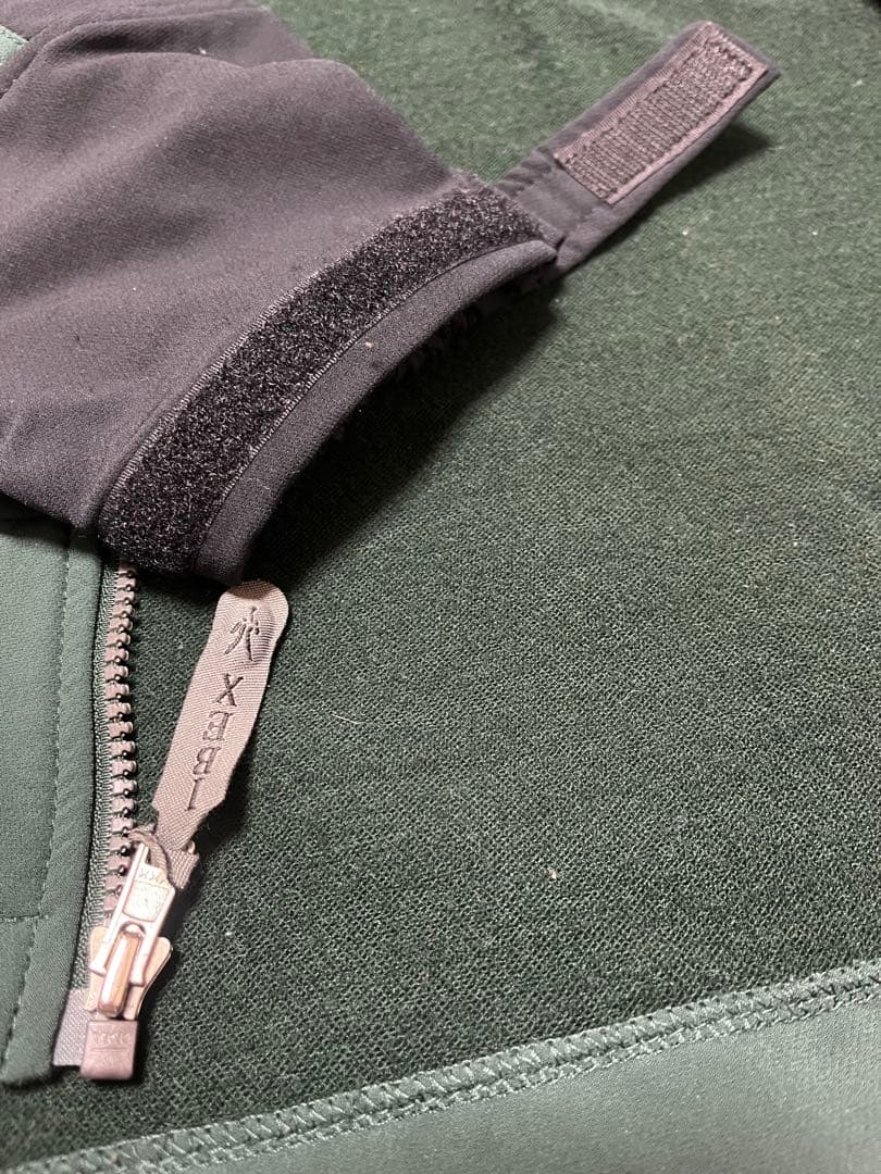 IBEX フルジップジャケットXL グリーン×ブラック 〈20年前モデル〉