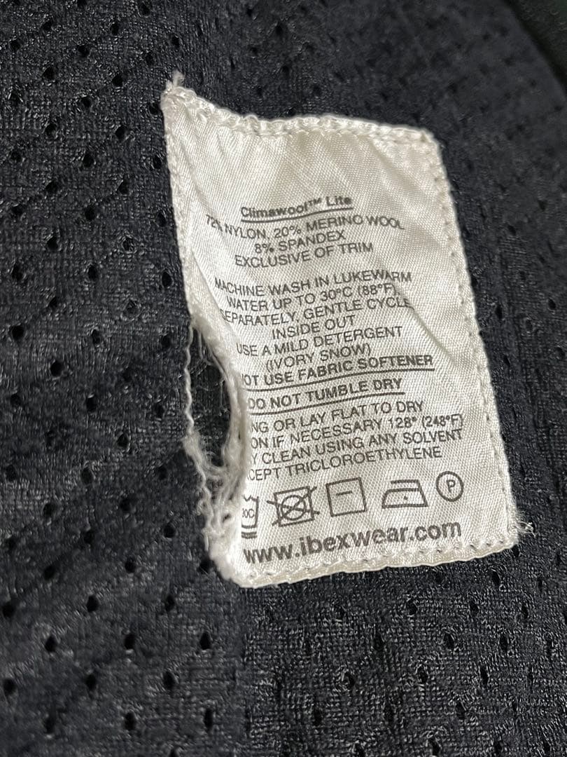 IBEX フルジップジャケットXL グリーン×ブラック 〈20年前モデル〉