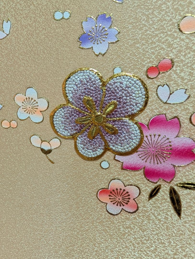 雛人形セット ピンク金色 人形なし