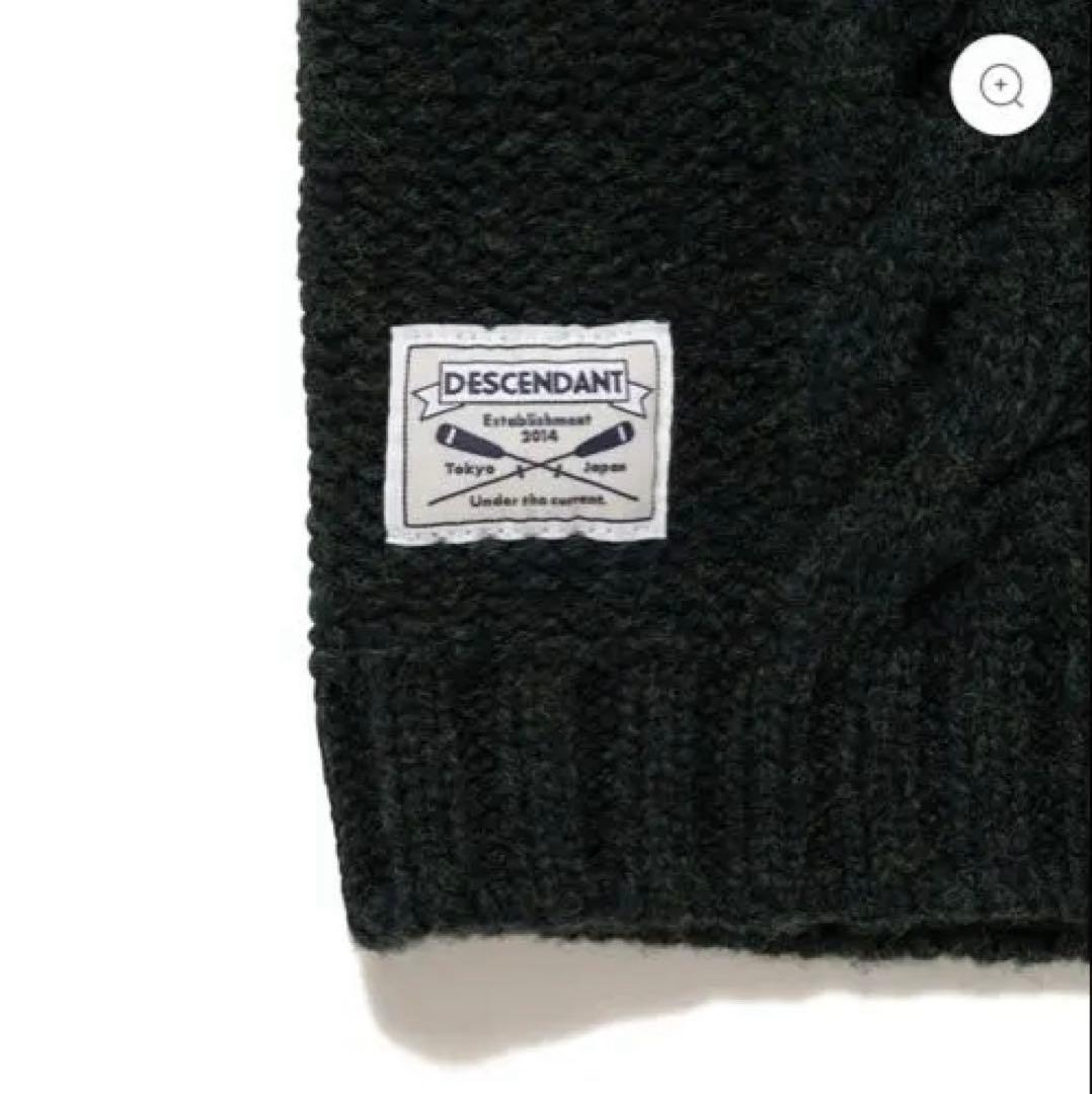 descendant SPEAR HOOD WORMER グリーン