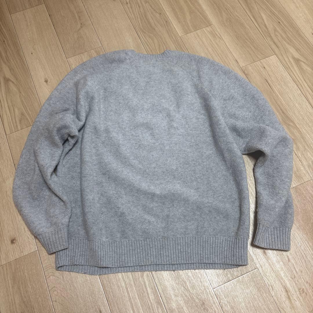 シュプリーム セーター グレー　スモール　ボックスロゴ