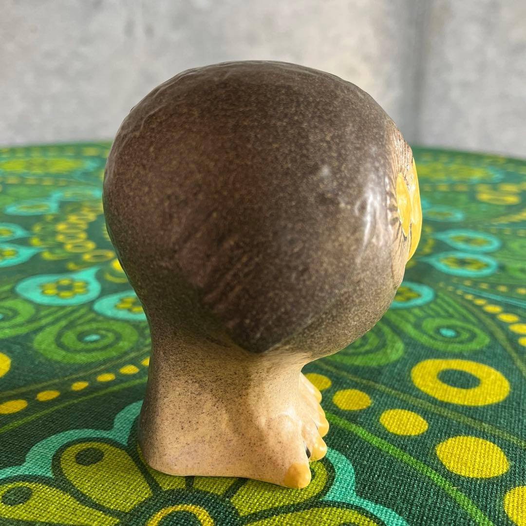 ☆リサ・ラーソン☆スウェーデン☆森のふくろう☆グレー☆陶器☆置物【送料込み】