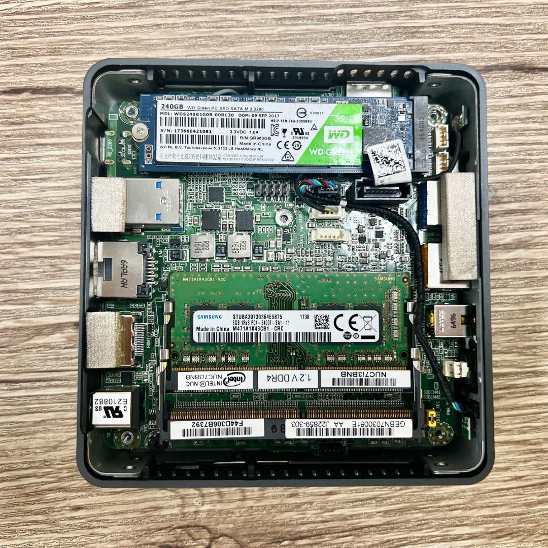 ★本日値下げ★【Intel】SSD快適動作 コンパクトPC【NUC7i3BNK】