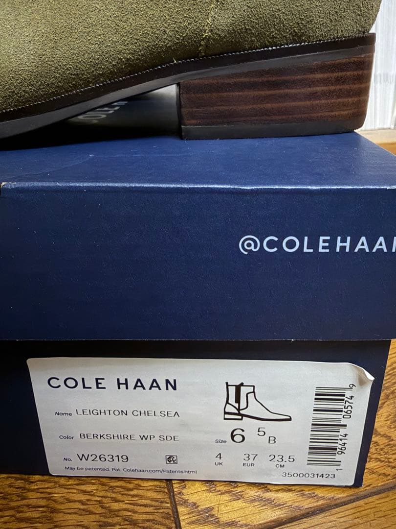 コールハンCole Haan スエードブーツ　LEIGHTON CHELSEA