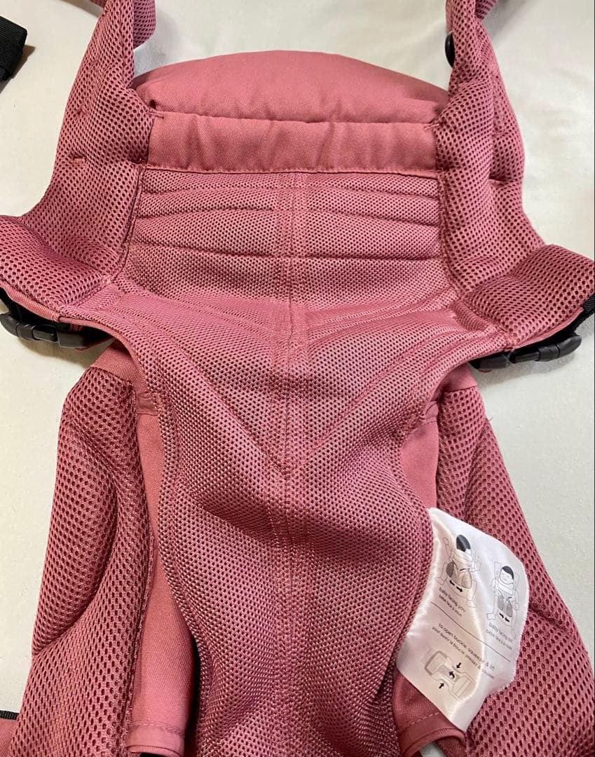 美品】エルゴ オムニ360 クールエア メッシュ 前向き抱っこ　プラム色