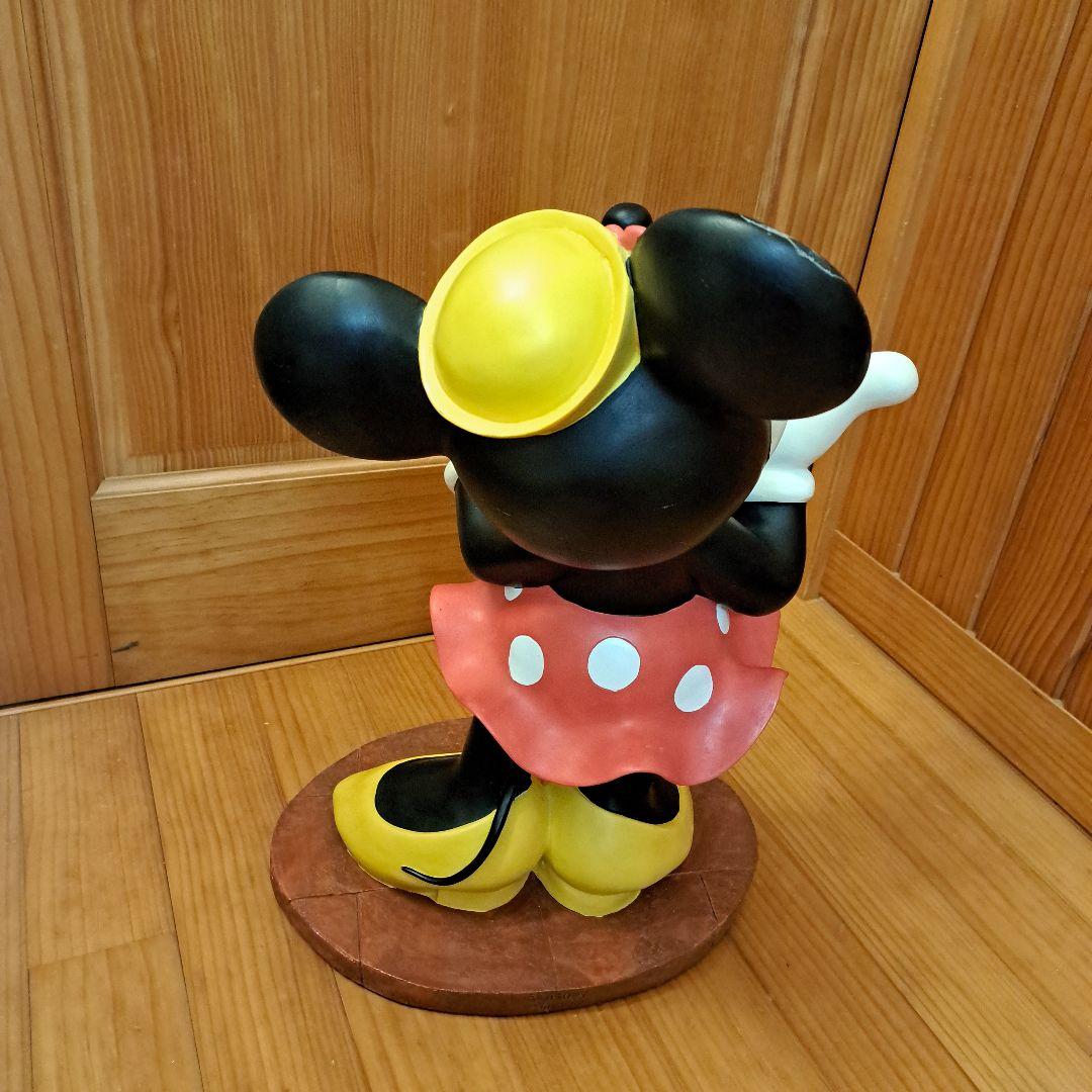 廃盤品　ガーデンスタチュー　ミニーマウス ランタン付き　置物　オブジェ　レア