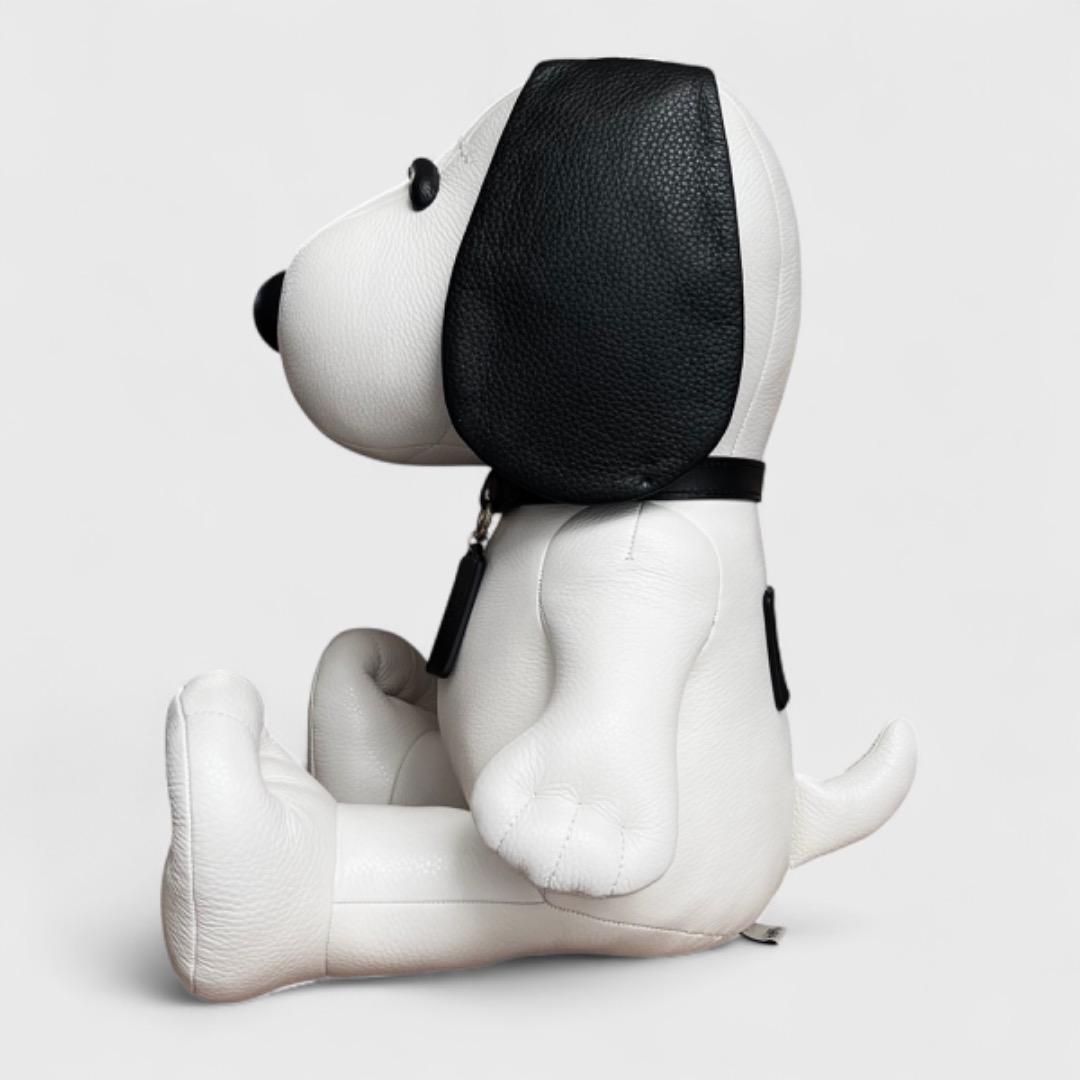 現行モデル 展示品 コーチ ピーナッツ スヌーピー ぬいぐるみ レザー