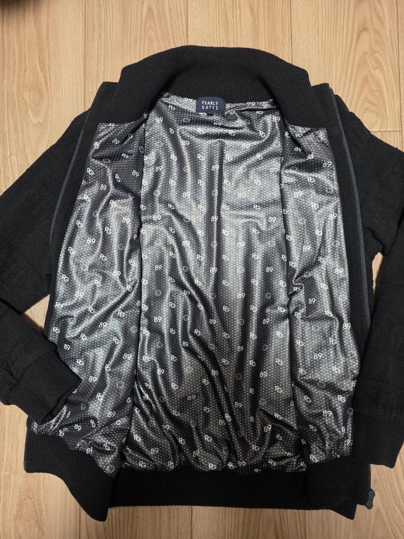 美品 パーリーゲイツ 防風 ニットフルジップ ブルゾン DiAPLEX 5(L)