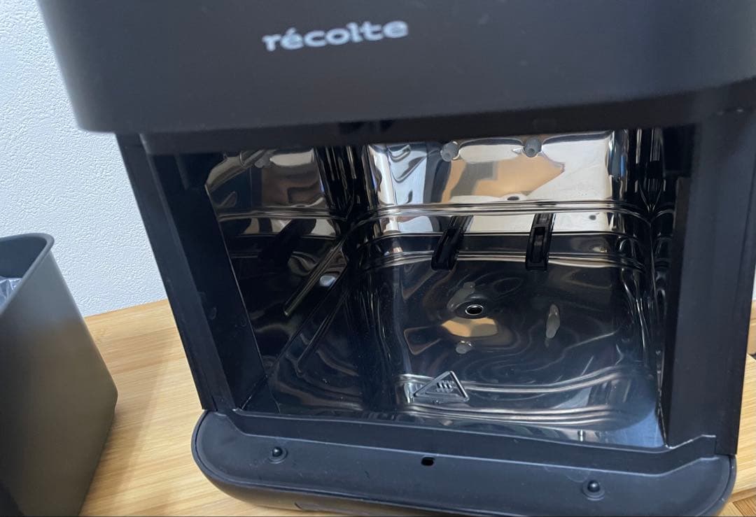 récolte ハイスチームエアオーブン ブラック　レコルト