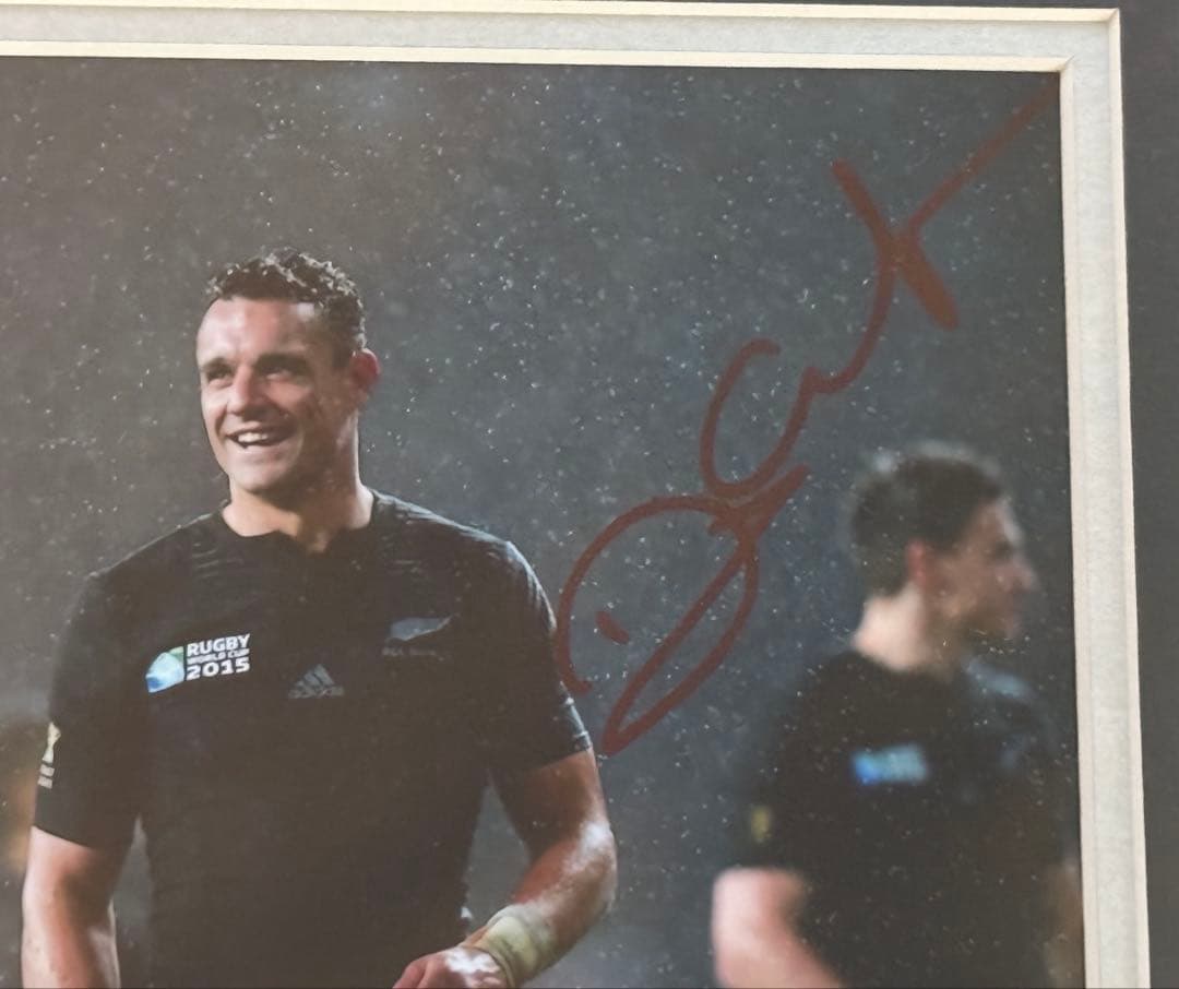 ラグビーワールドカップ 2015 ダンカーター直筆サイン入フォト