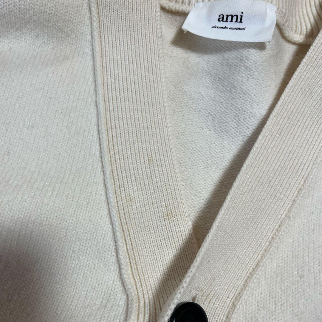 【ami paris】 カーディガン オフホワイト 【XS】