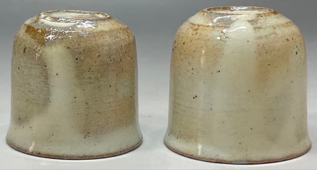 十三代　中里太郎右衛門　徳利　ぐい呑 2客　絵唐津　酒器　Ka802