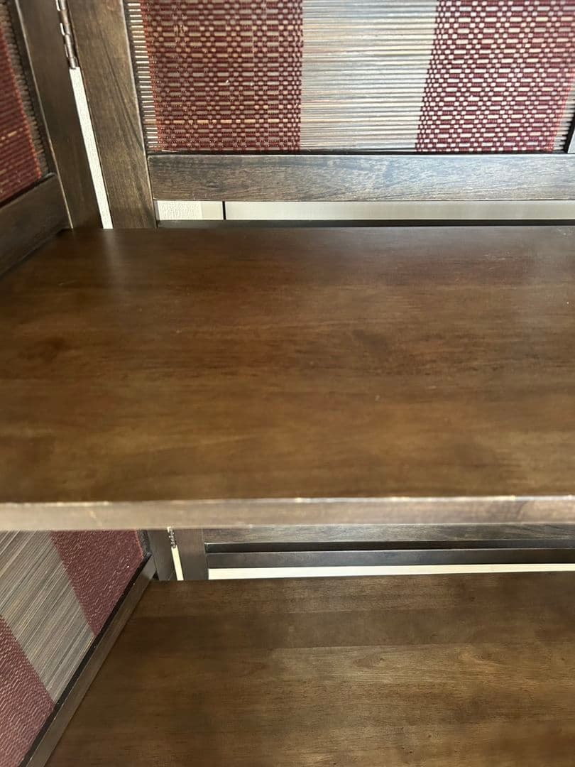 アジアン風　三段　飾り棚