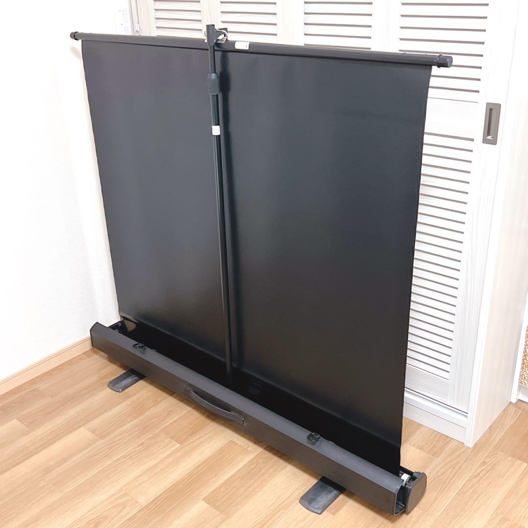【美品】 SANWA 100-PRS006 自立式スクリーン　60インチ