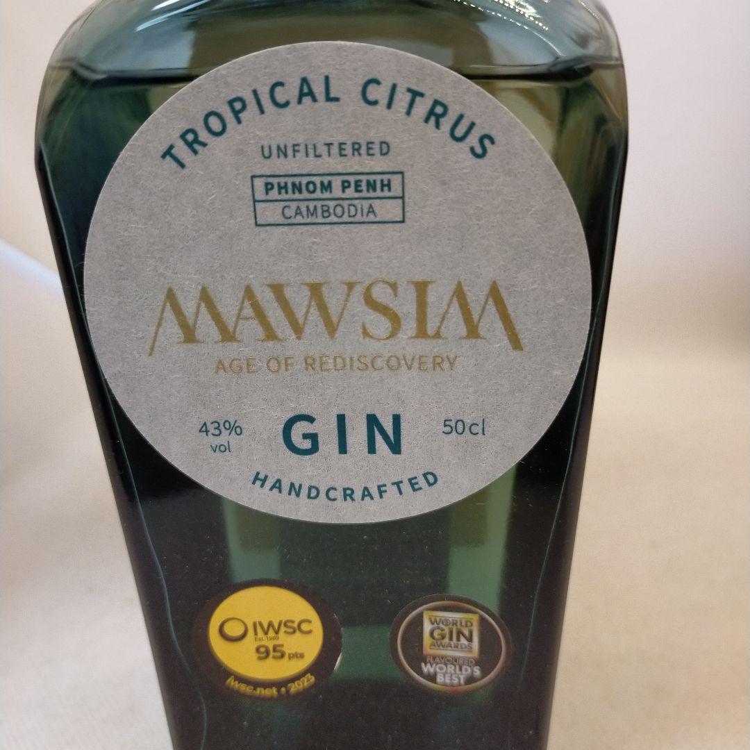 未開栓　マウシム○トロピカルシトラス ○スパイス&ハーブ　プレミアムジン　セット