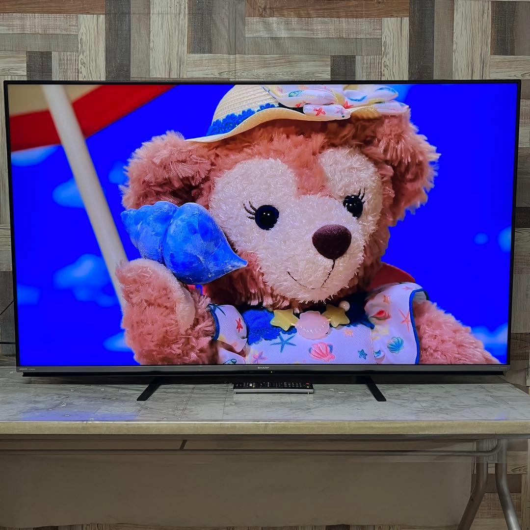 全国送料込❣️シャープ60V型4Kテレビ YouTube.NETFLIX可