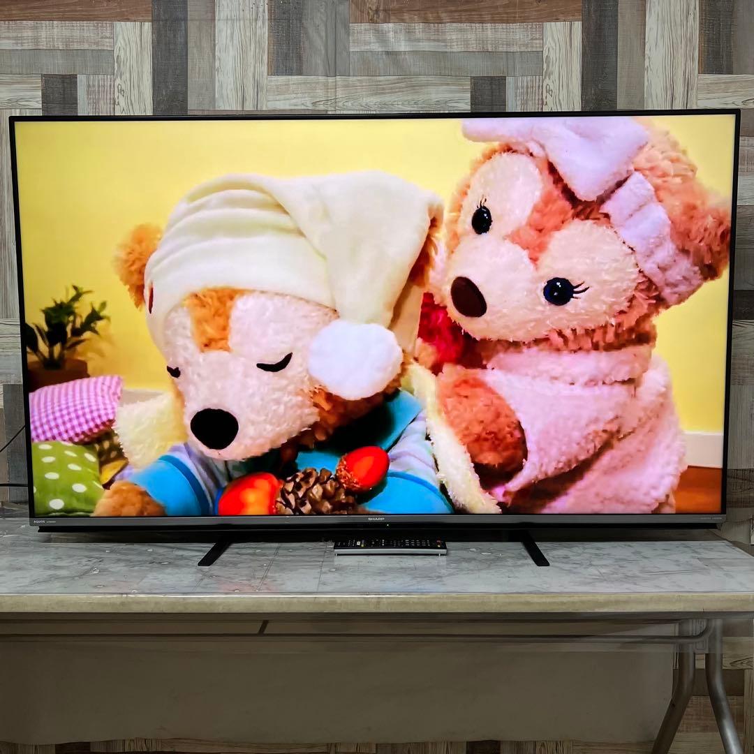 全国送料込❣️シャープ60V型4Kテレビ YouTube.NETFLIX可