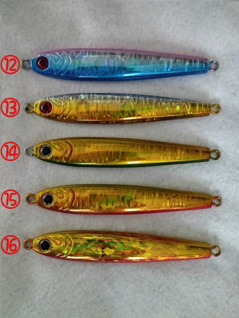 ８本 セット 180g 組合せ自由 メタルジグ TGベイト 形状 高比重