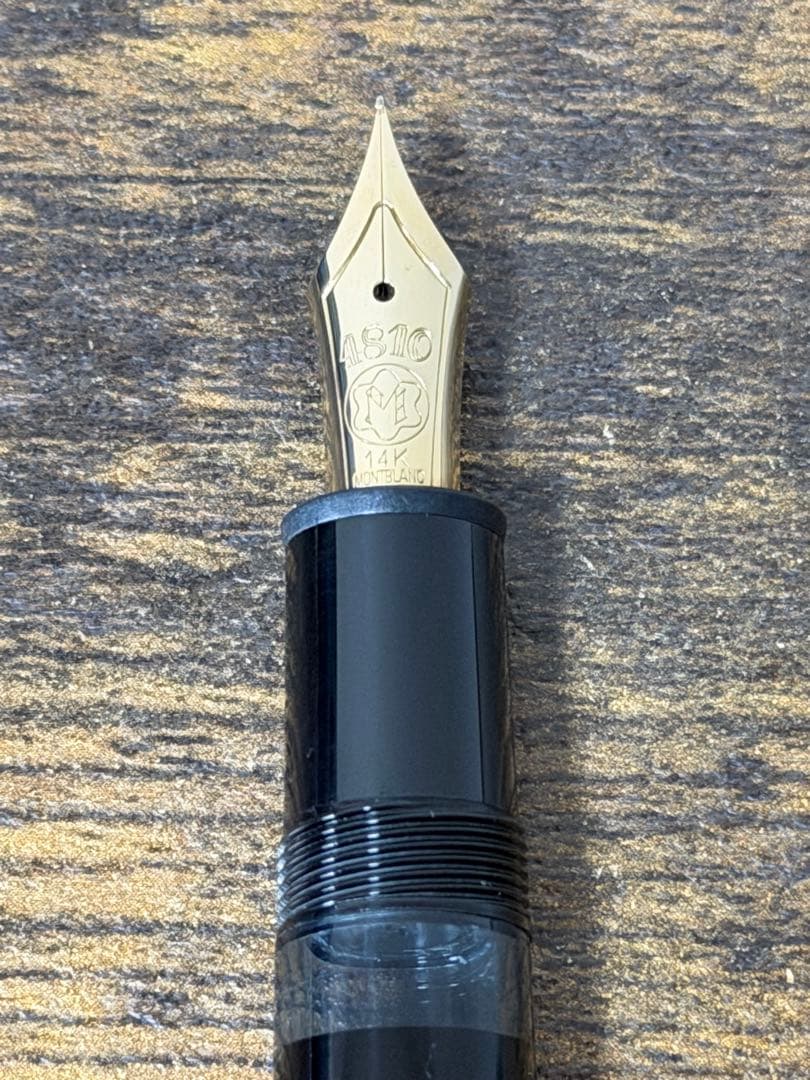 新品未使用　146 ル グラン　14K 全金　2段エボナイトペン芯　万年筆　F