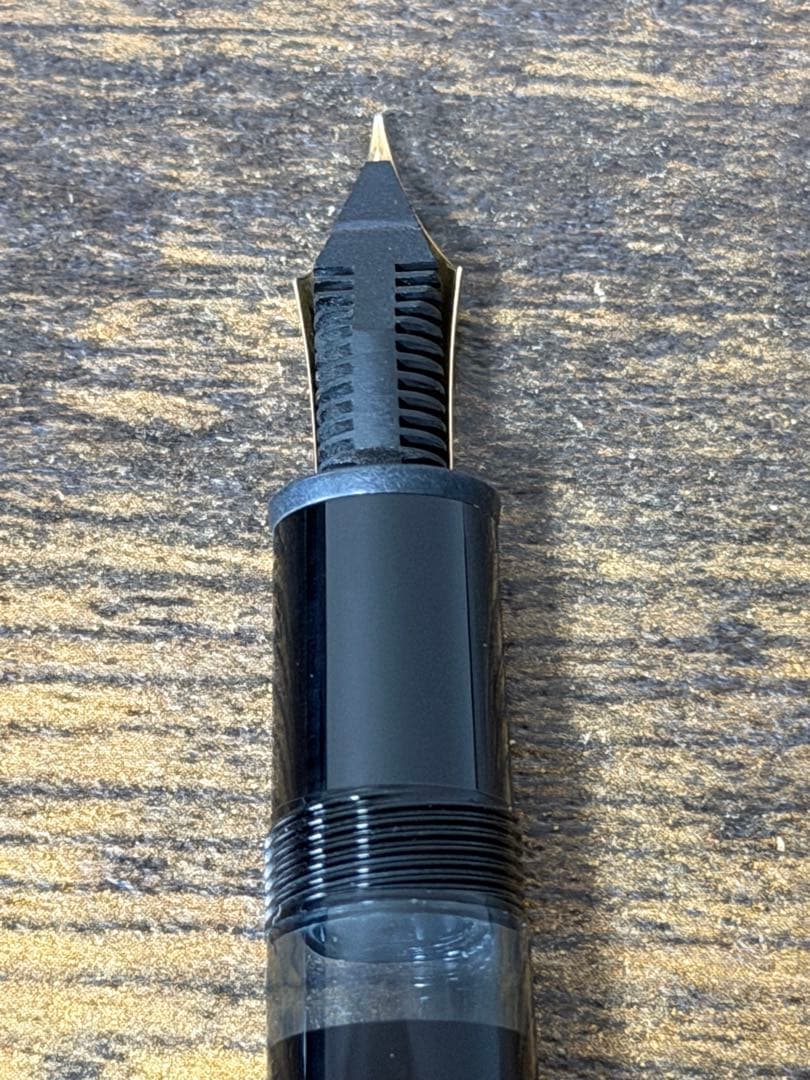 新品未使用　146 ル グラン　14K 全金　2段エボナイトペン芯　万年筆　F