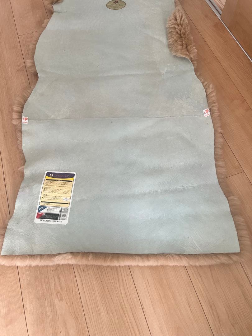 ニチロムートン 羊毛ラグ ブラウン