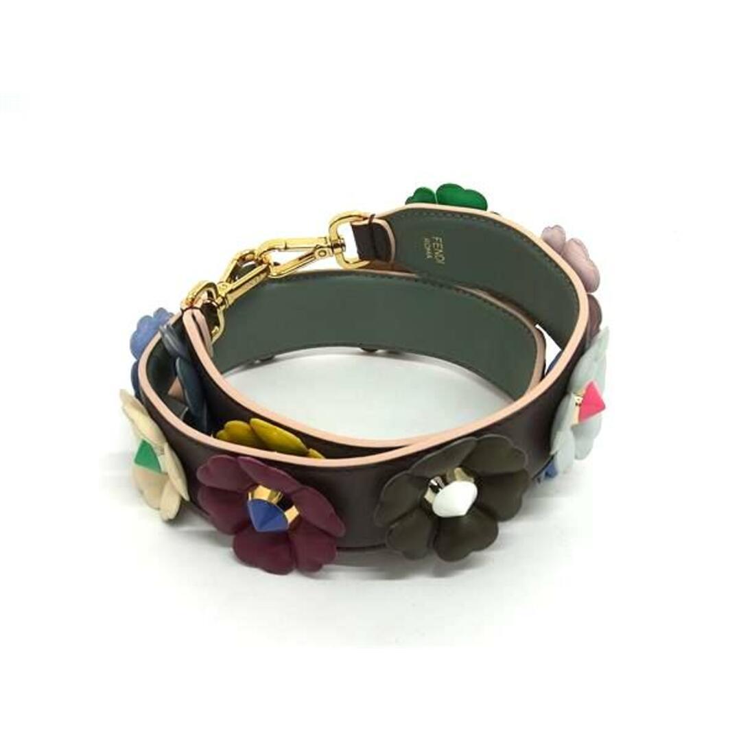 は*な様 新品同様 FENDI レザー ストラップユー ショルダーストラップ F