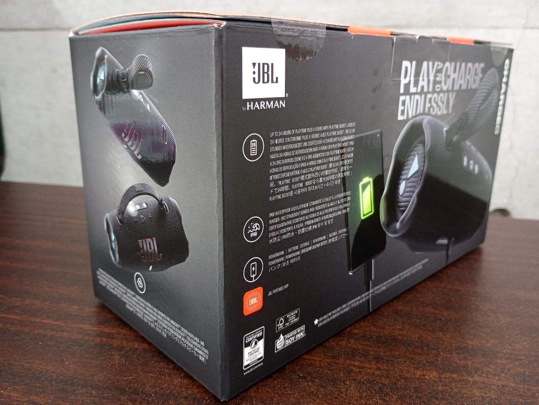 ★新品未開封品★JBL CHARGE 6 BLK ブラック ポータブルスピーカー