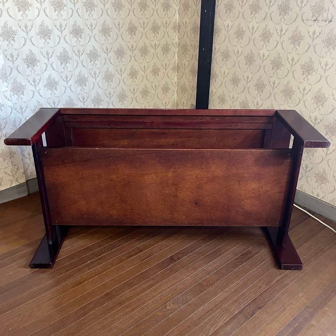 【アンティーク】カリモク 木製 センターテーブル ローテーブル 昭和レトロ