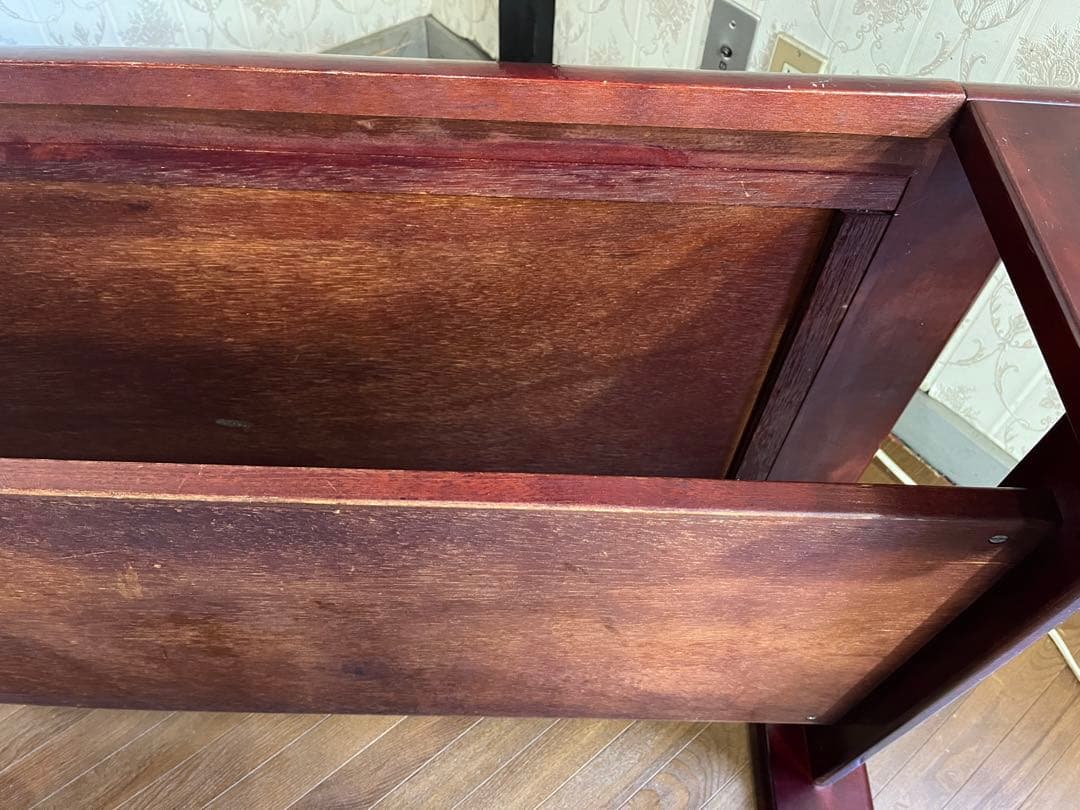 【アンティーク】カリモク 木製 センターテーブル ローテーブル 昭和レトロ