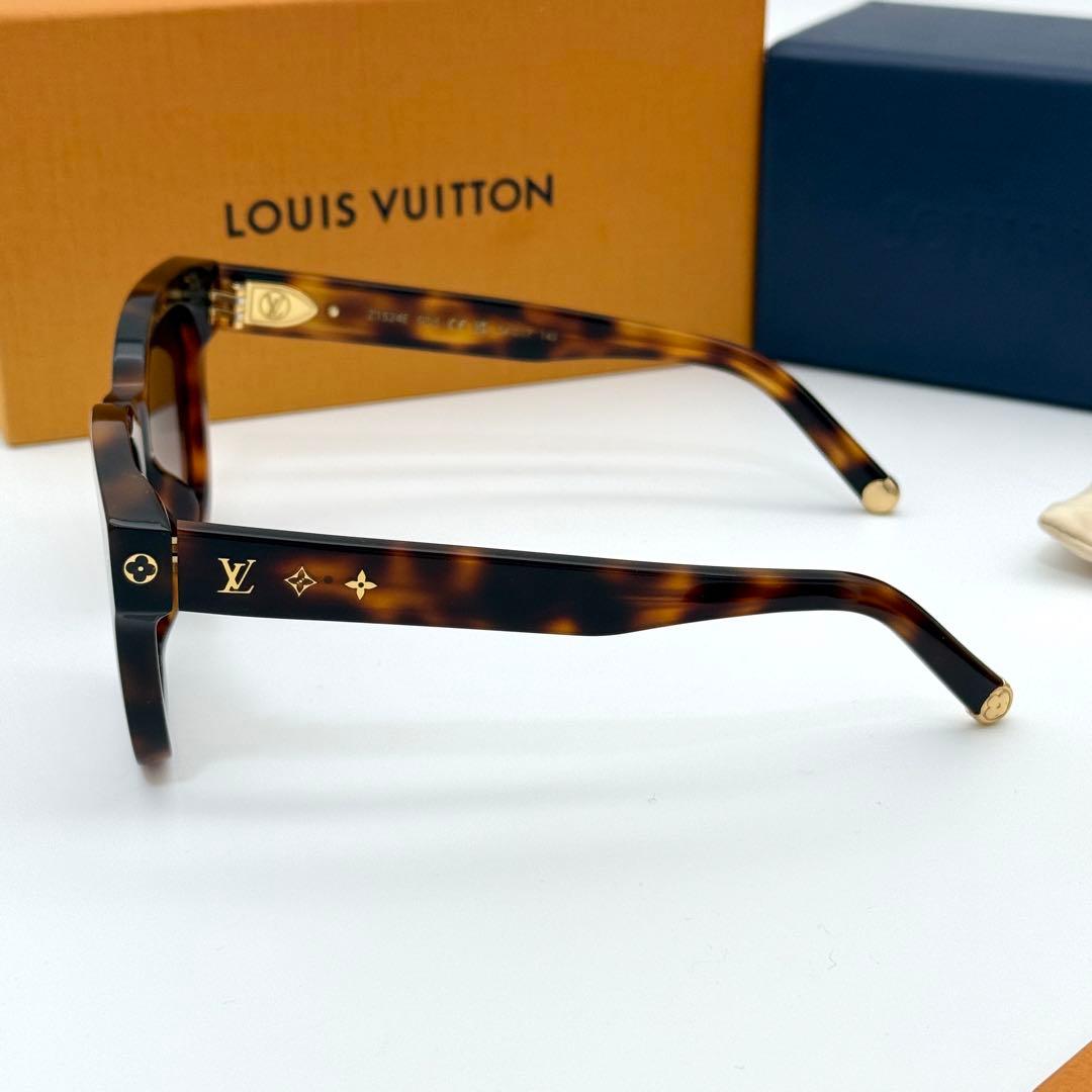 美品 ルイヴィトン サングラス マイ モノグラム スクエア べっ甲 ブラウン