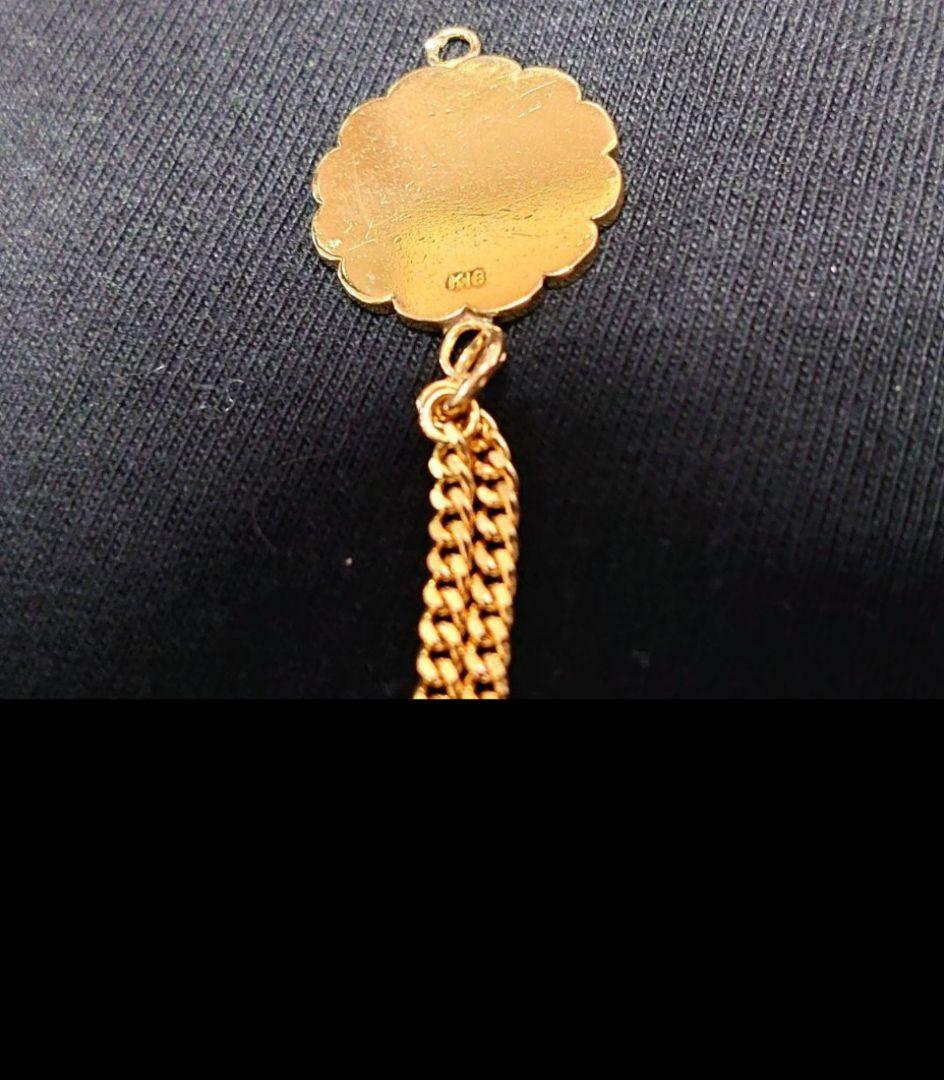 【刻印有り☆菊の御紋】Ｋ１８アクセサリー 皇室 右翼グッズ ゴールドアクセサリー