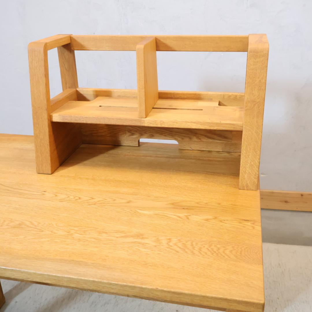 maruni マルニ フレンディ オーク材 学習机 デスク ワゴン付き PC机