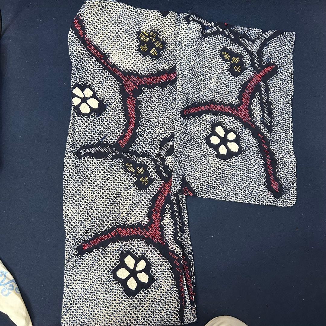 J-10 有松鳴海絞り浴衣5枚 浴衣1枚おまとめ売り材料リメイク木綿アンティーク